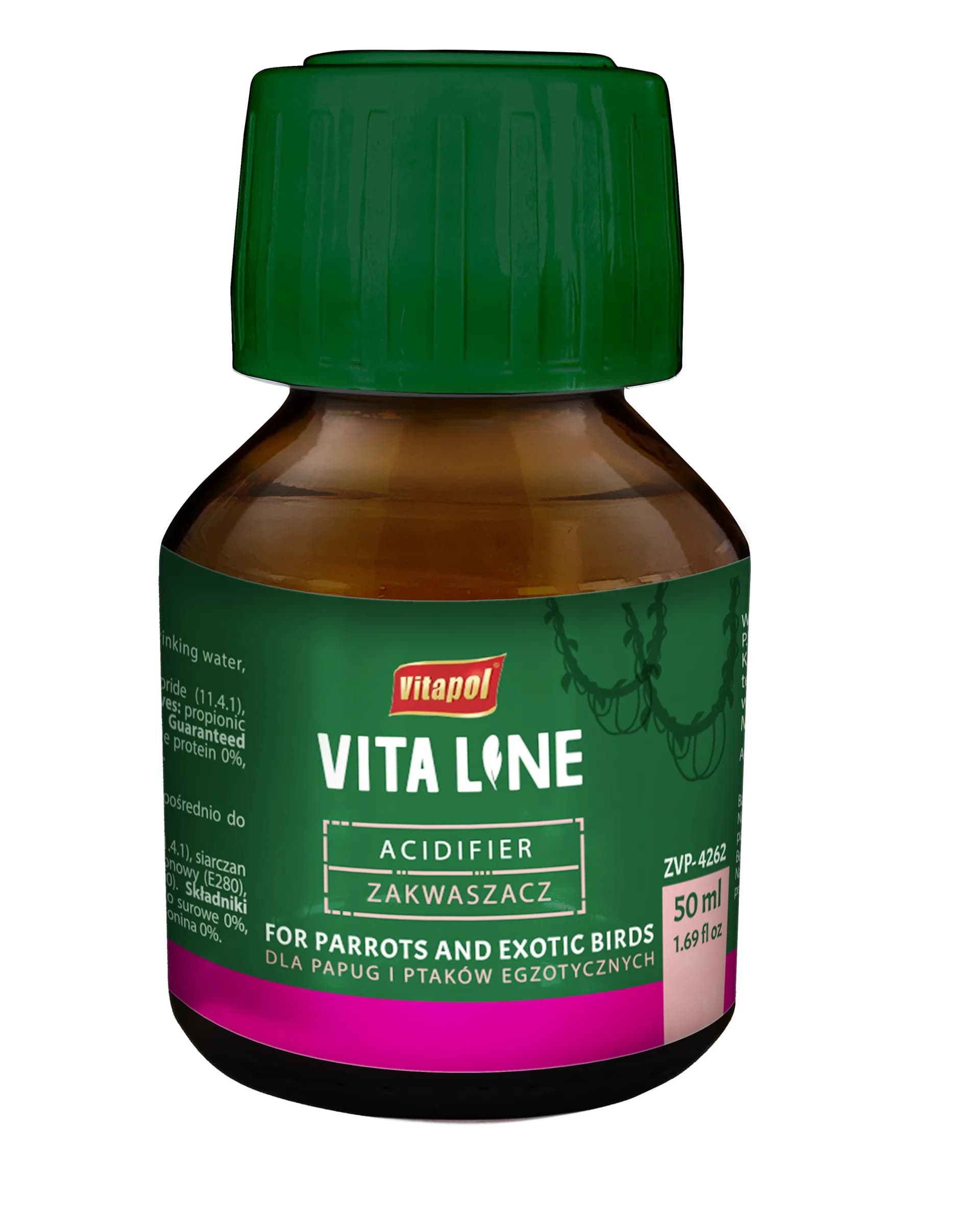 Vitapol Vitaline zakwaszacz dla ptaków egzotycznych 50 ml