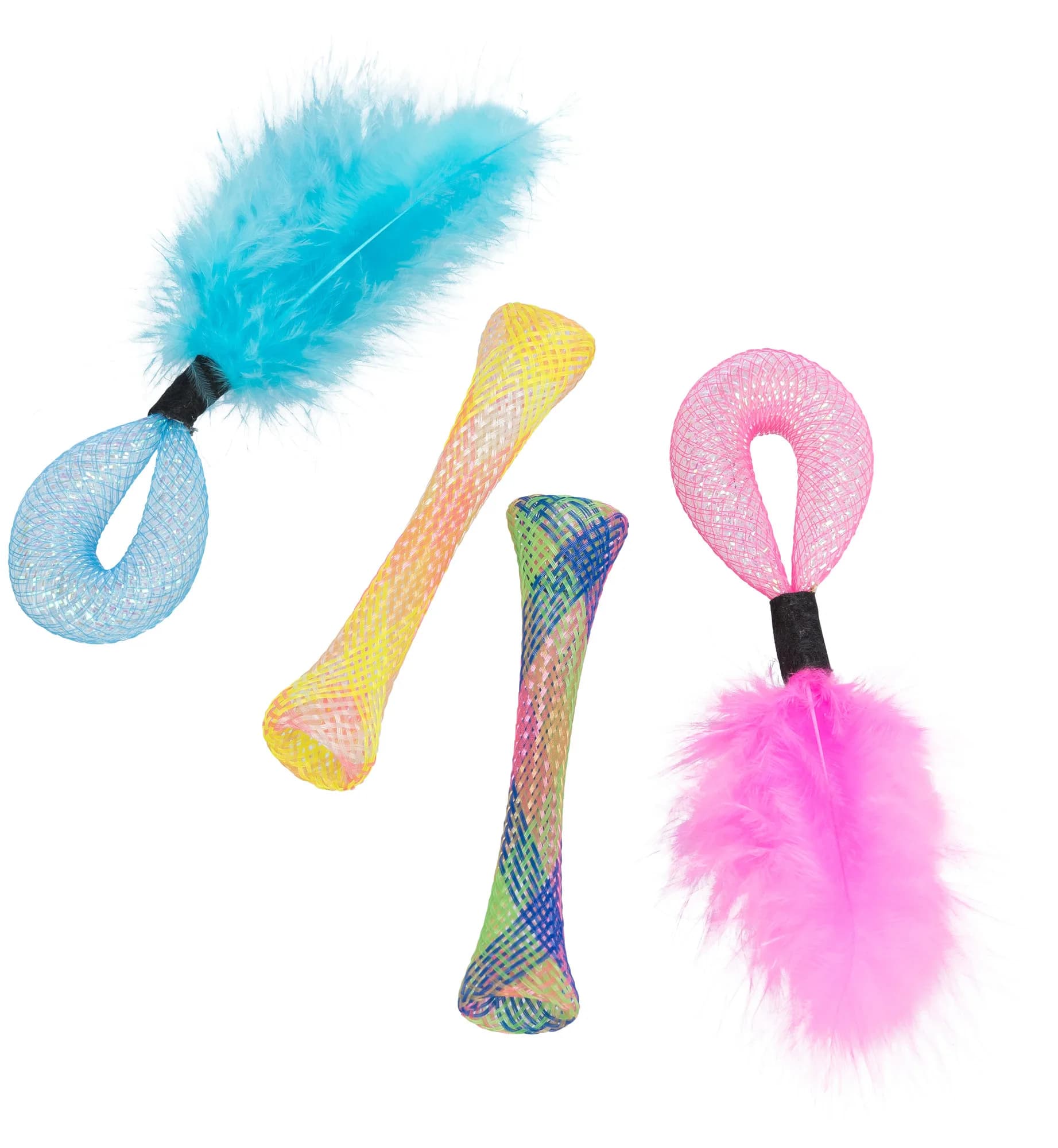 Trixie Zestaw Tubes zabawki dla kota 4 szt do 15 cm z kocimiętką