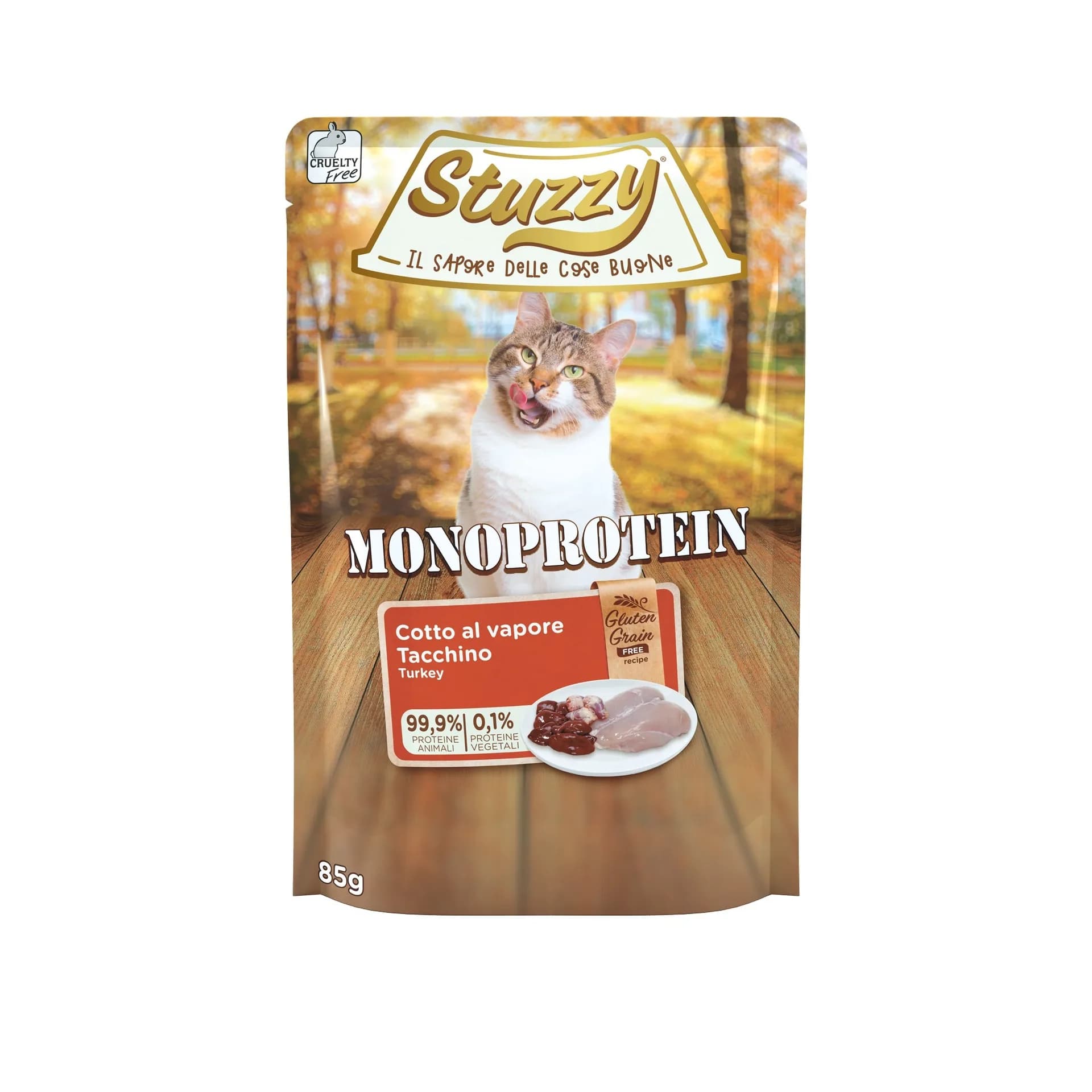 Stuzzy Monoprotein karma mokra dla kota indyk 85 g