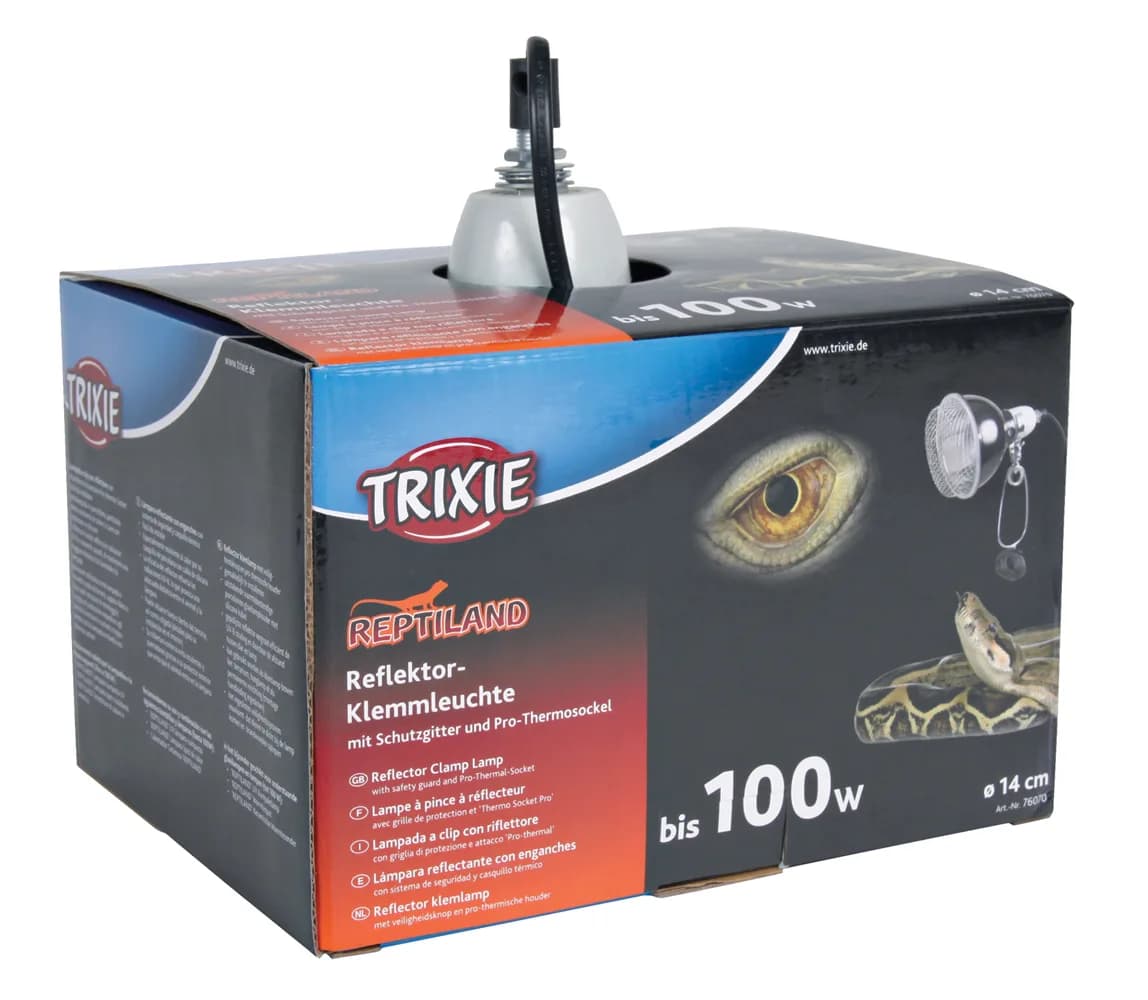 Trixie Reflektor - Klemmleuchte - śr. 14 × 17 cm, Moc 100 W