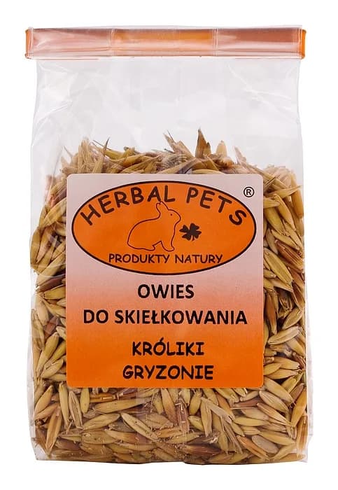 Owies do skiełkowania 100g - uzupełniająca karma dla gryzoni Herbal Pets