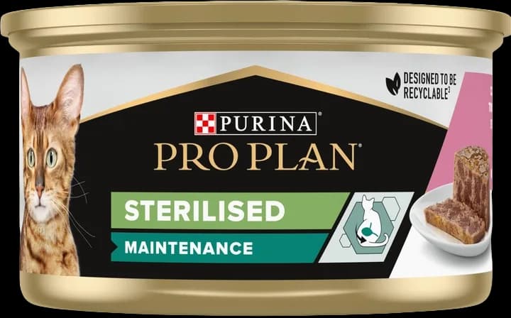 PRO PLAN Sterilised wilgotny pasztet z Łososiem i Tuńczykiem 85 g