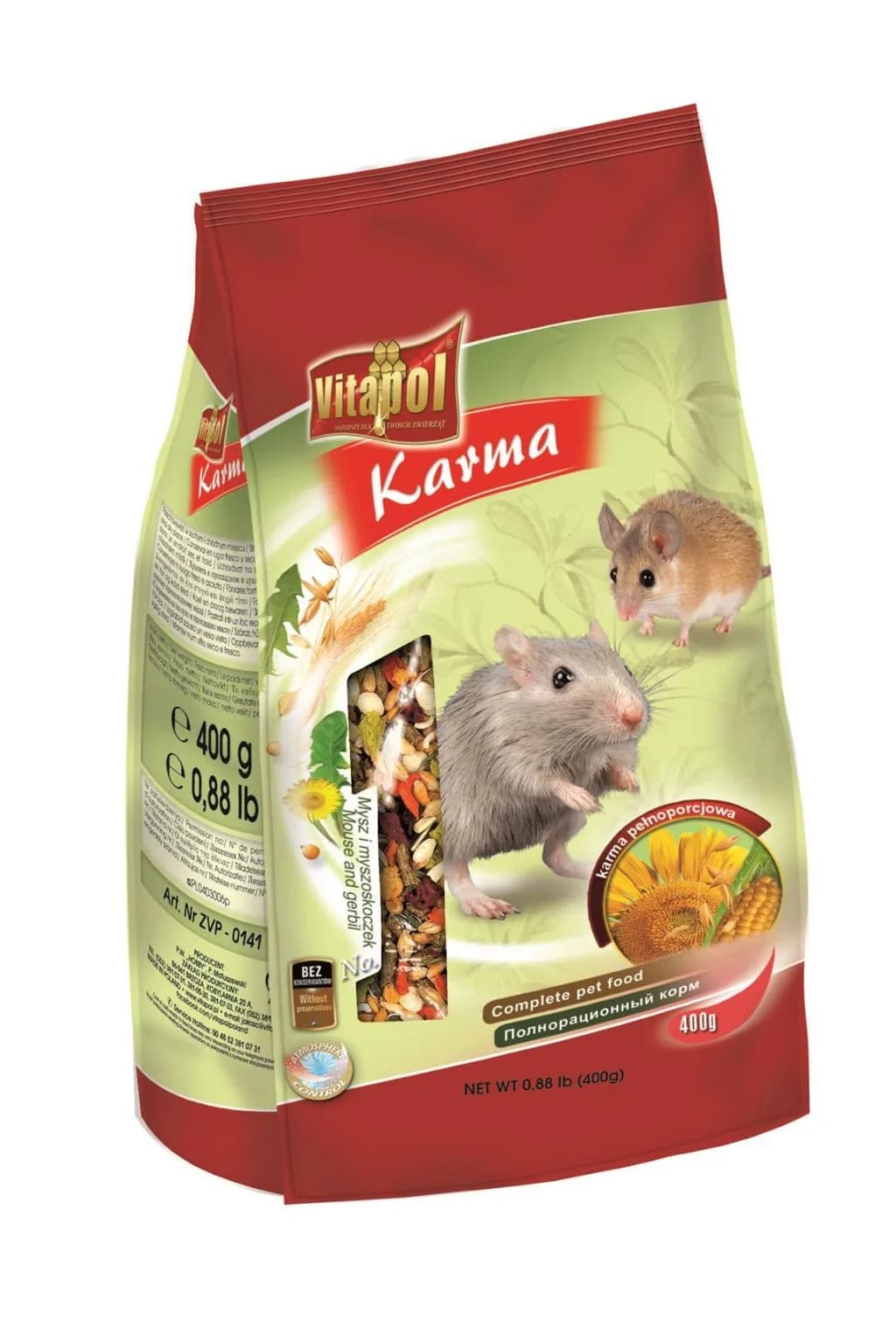 Vitapol Karma podstawowa dla myszy w worku 400 g