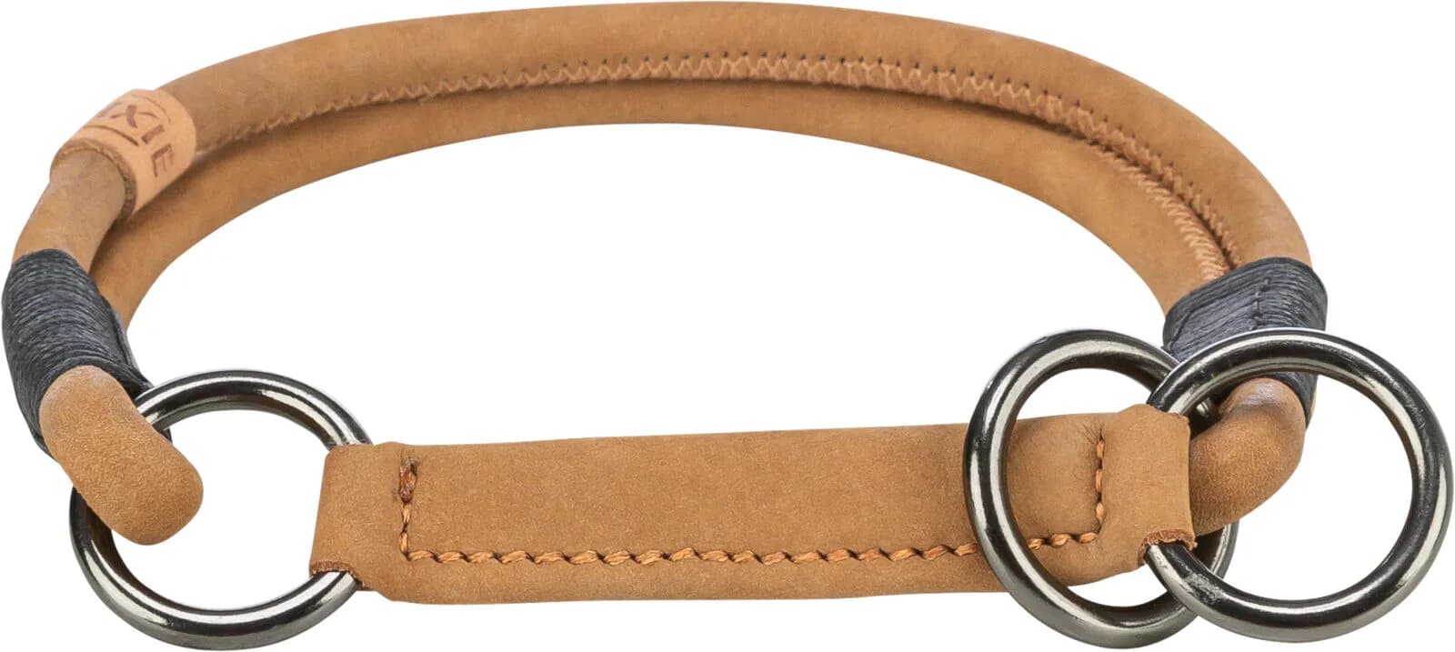 Trixxie BE NORDIC, obroża zaciskowa, dla psa, brązowa, skórzana, L–XL: 55 cm/o 10 mm