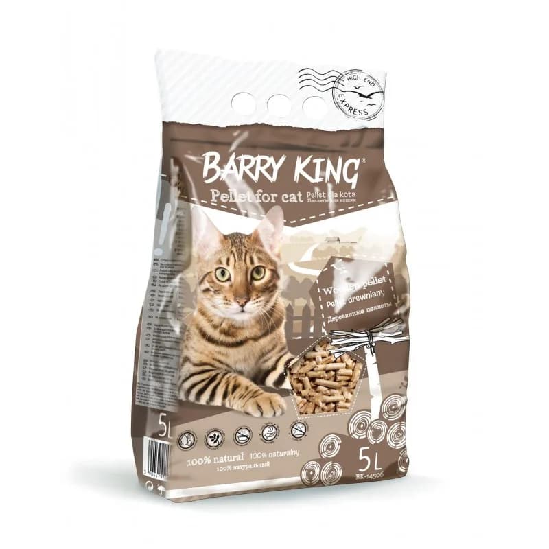 Barry King Pellet drewniany żwirek ekologiczny dla kota 10 l