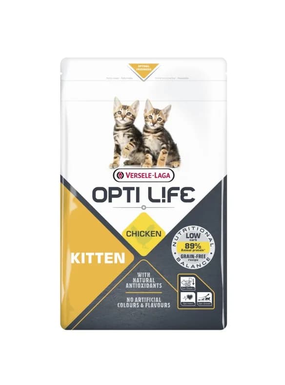 Opti Life Kitten Chicken karma dla kociąt - 1/2,5 kg 1 kg