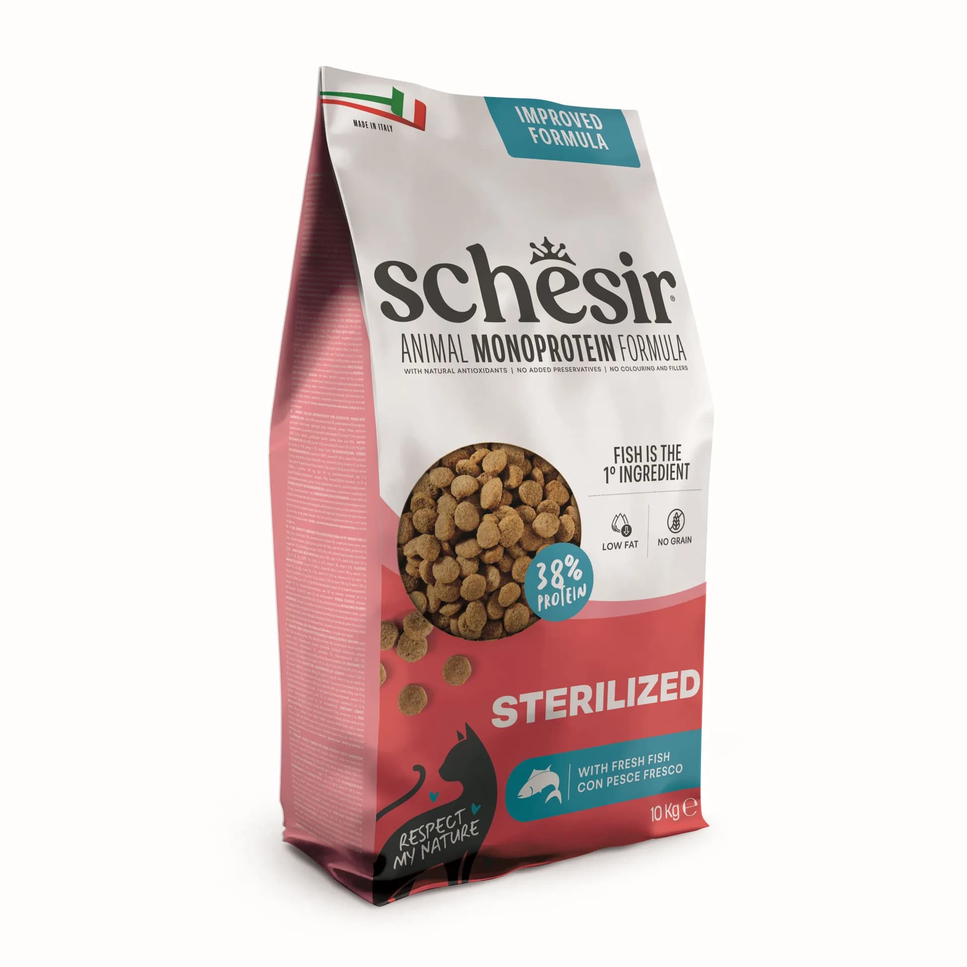 Animal Monoprotein Formula Sterilized karma sucha dla kota po sterylizacji ryba 10 kg worek