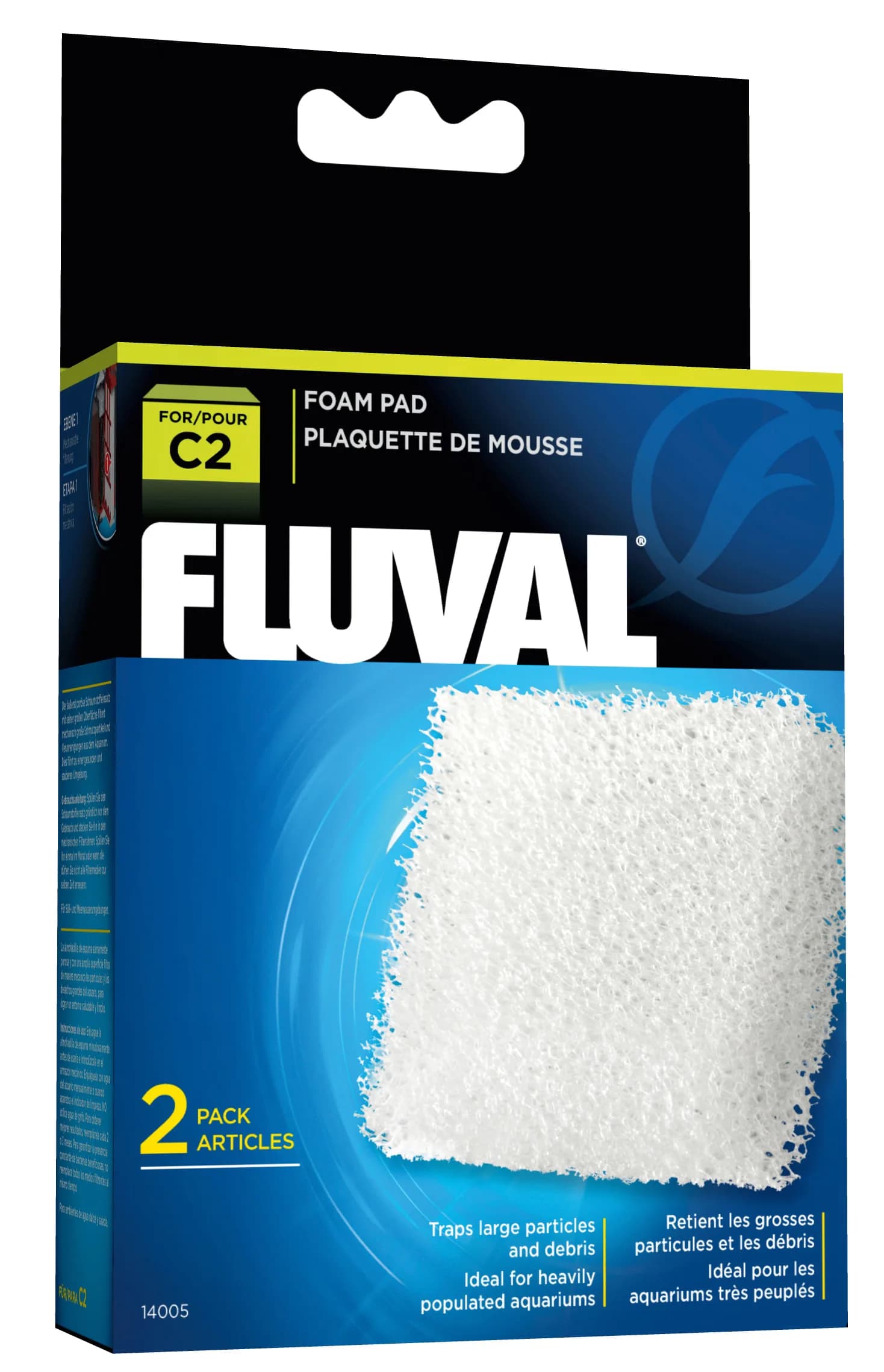Fluval Foam Pad wkład gąbkowy do filtrów C2 C3 i C4 2 szt.