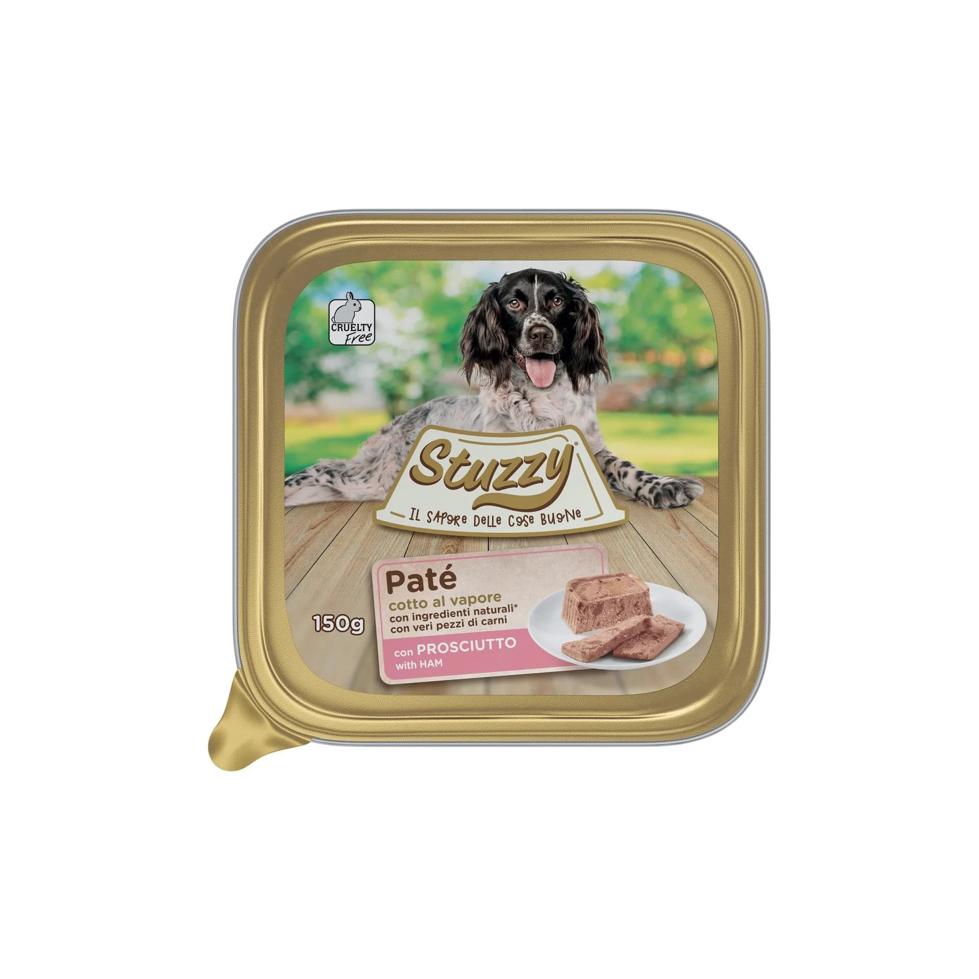 Stuzzy Pate karma mokra dla psa o smaku szynka tacka 150 g