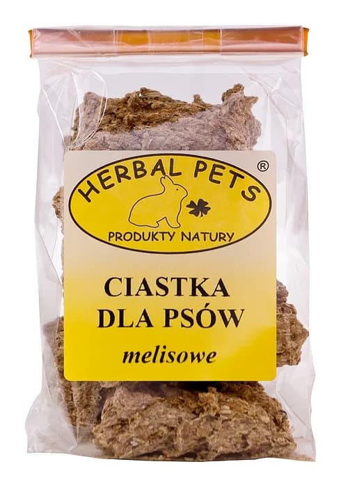 Melisowe ciastka dla psów 140 g - przysmaki dla psów Herbal Pets