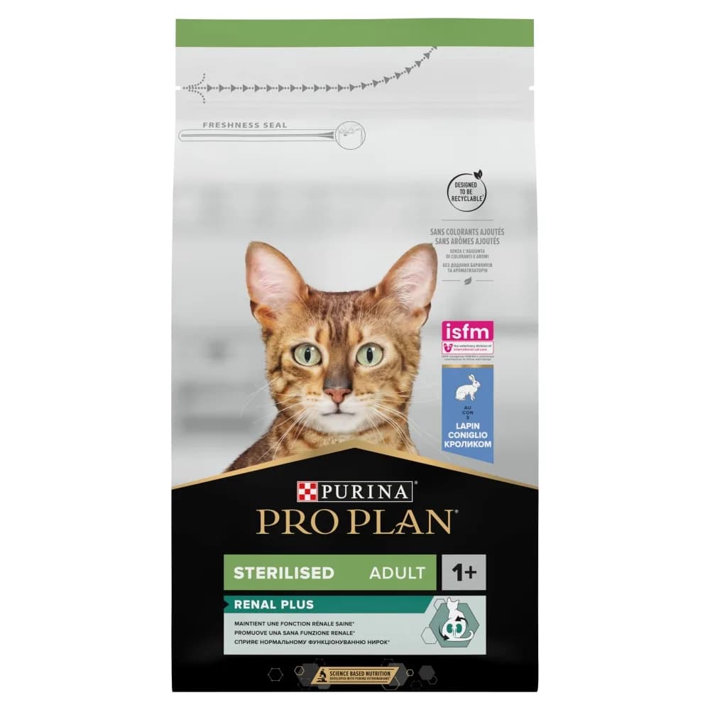 PRO PLAN Sterilised Renal Karma dla kotów z królikiem - 1,5 / 10 kg 10 kg