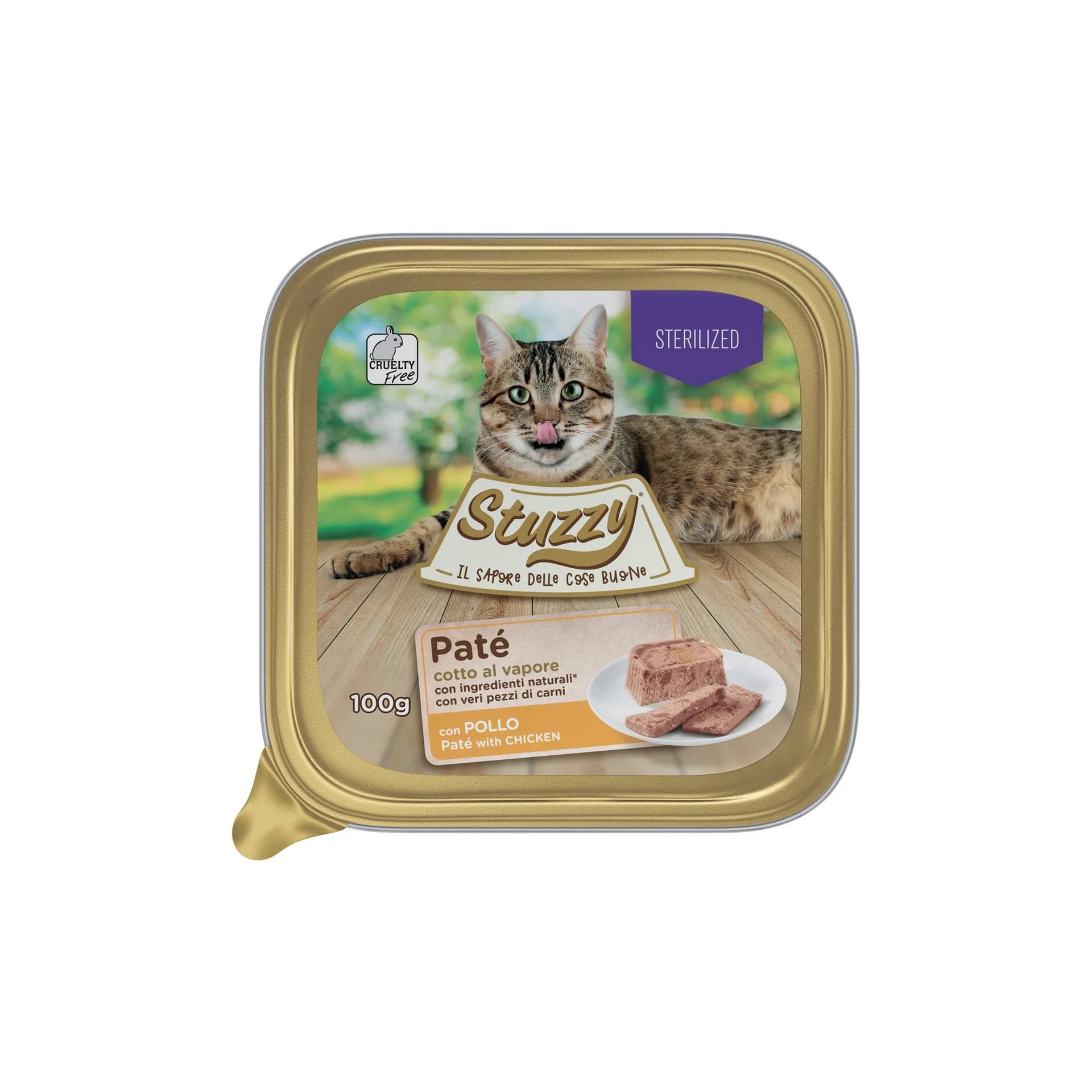 Stuzzy Pate karma mokra dla kota po sterylizacji kurczak 100 g