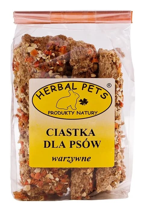 Ciastka z kawałkami warzyw 160 g - przysmaki dla psa Herbal Pets
