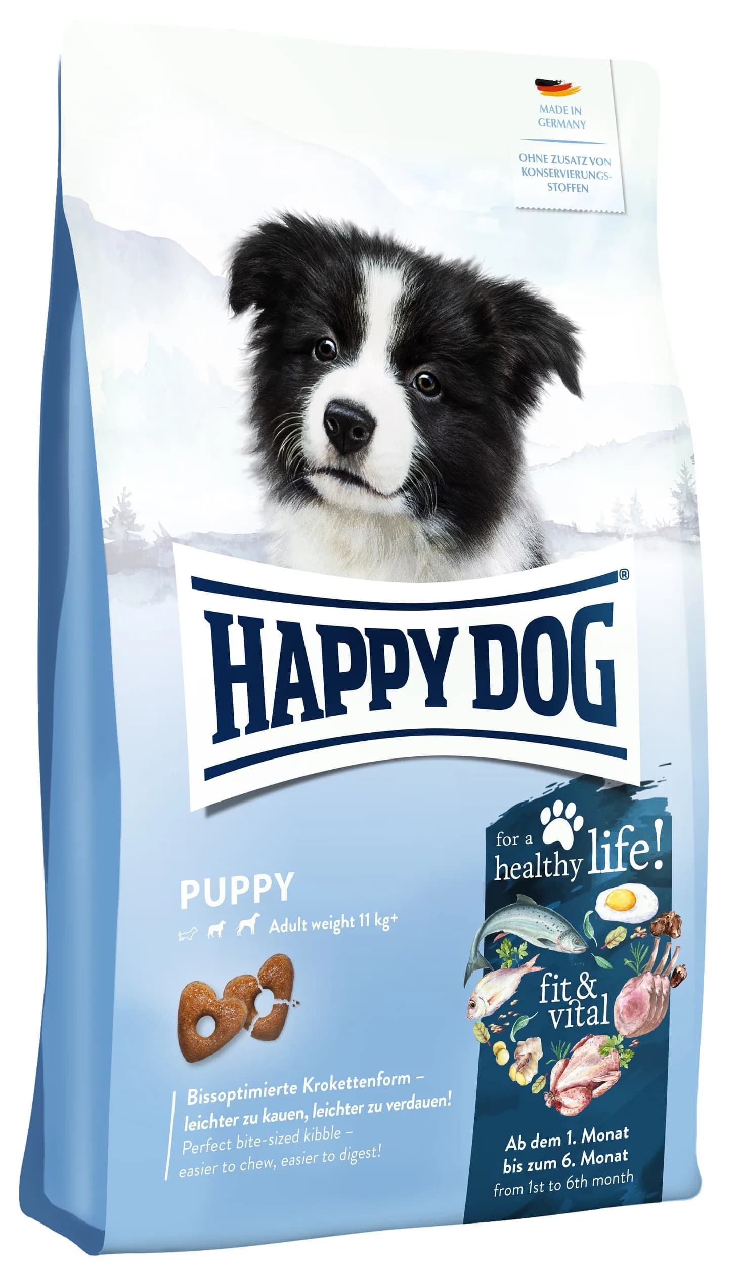 Happy Dog Fit&Vital Puppy sucha karma dla szczeniąt 1-6 miesięcy