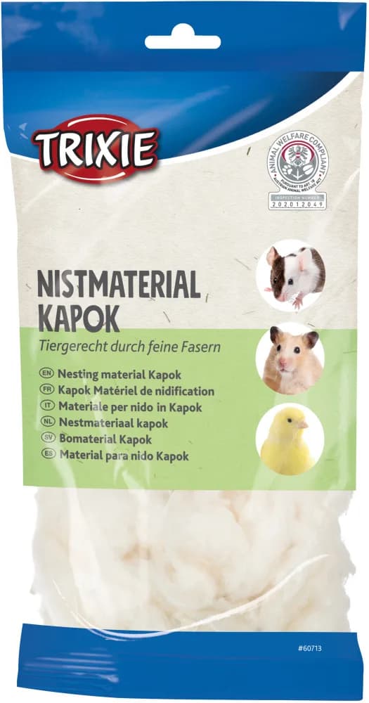 Trixie Szarpanka do gniazda, kapok, kremowa, 40 g 40 g