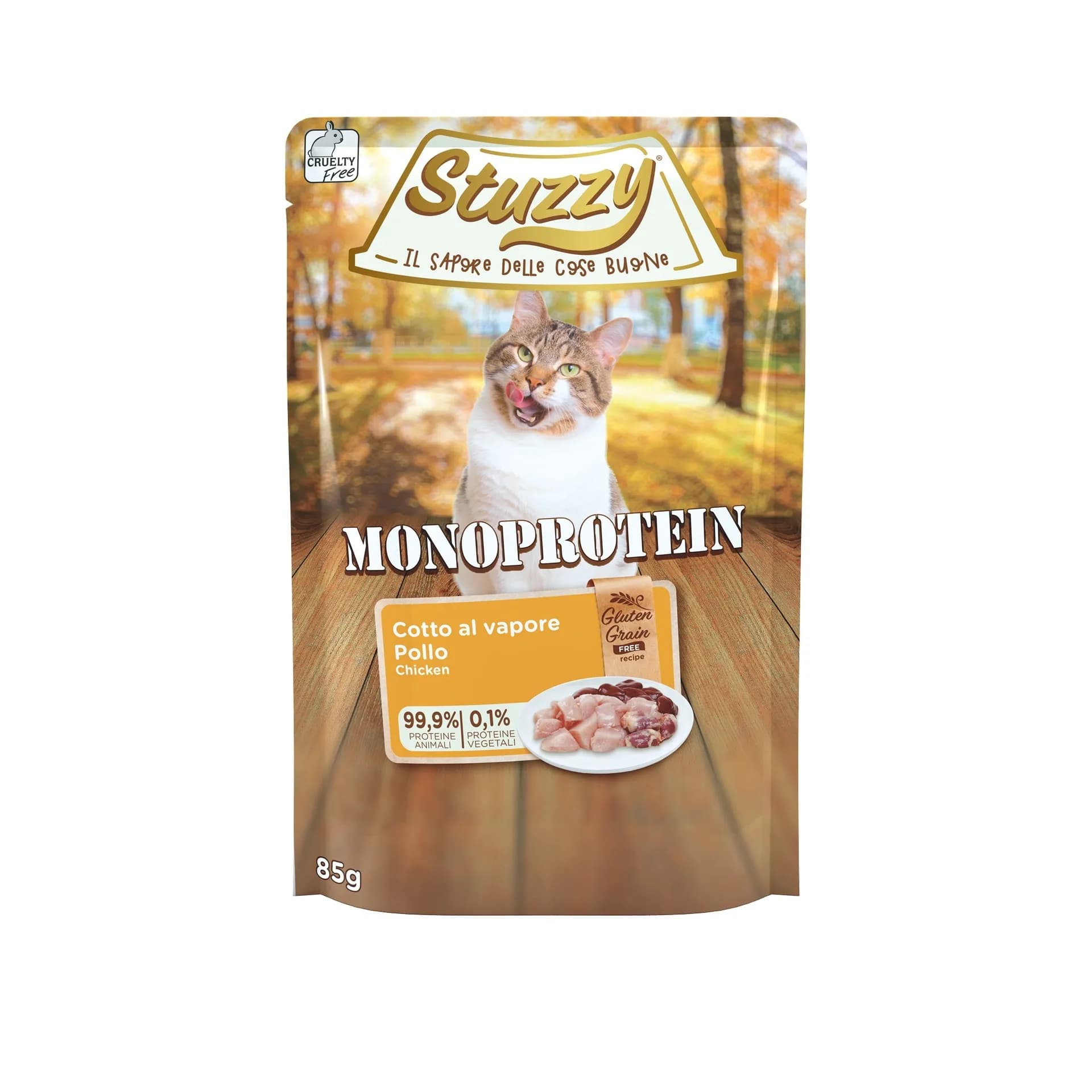 Stuzzy Monoprotein karma mokra dla kota świeży kurczak 85 g