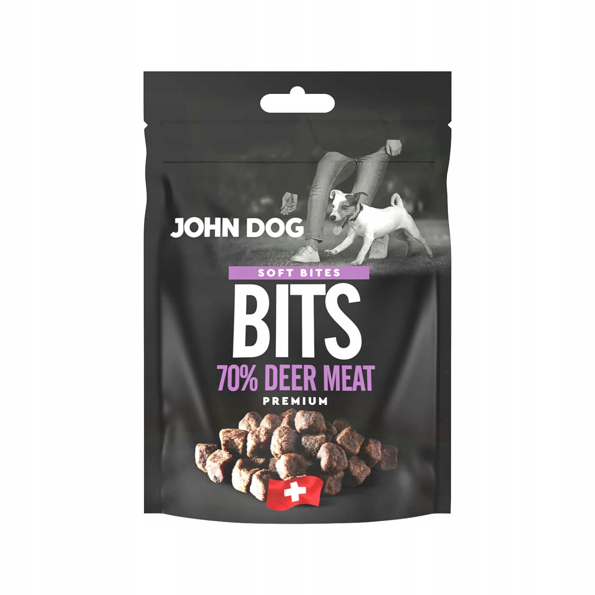 SMAKOŁYKI John Dog SOFT BITES Deer 70% 100 g