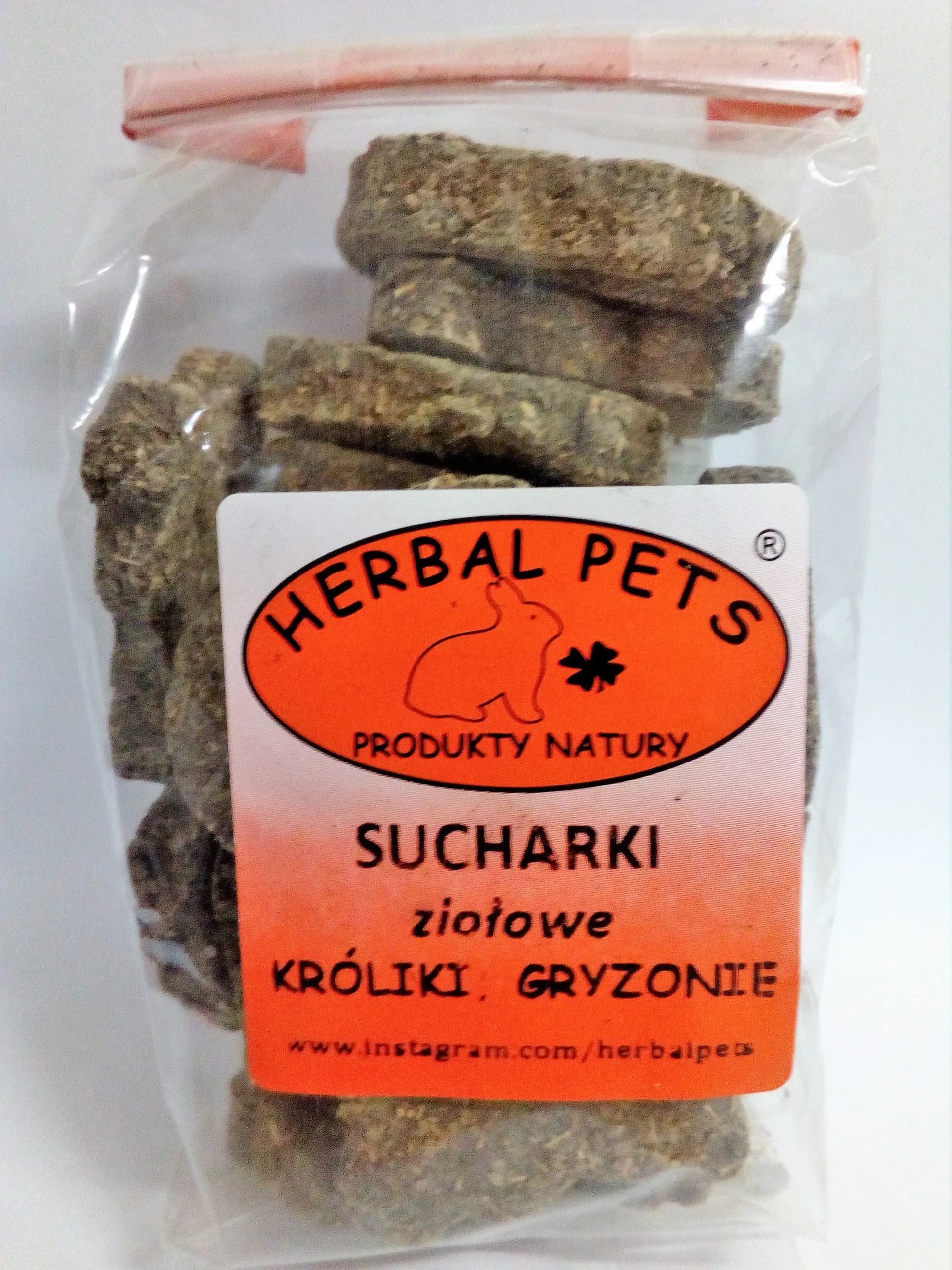 Herbal Pets Sucharki ziołowe dla królika i gryzoni 140g