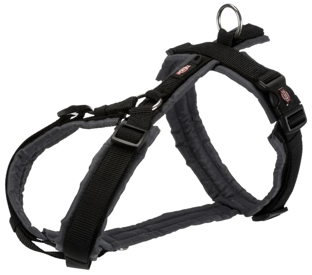 Trixie Premium Trekking szelki dla psa czarny/grafitowy