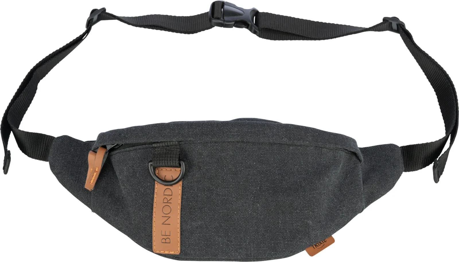 Trixie BE NORDIC Sling, torba nerka, czarna, 24 × 11 × 8 cm, pasek: 50–165 cm