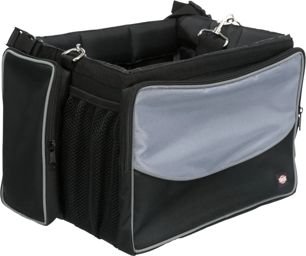 Trixie Torba transporter rowerowy przedni dla psa do 7 kg Czarno-szary