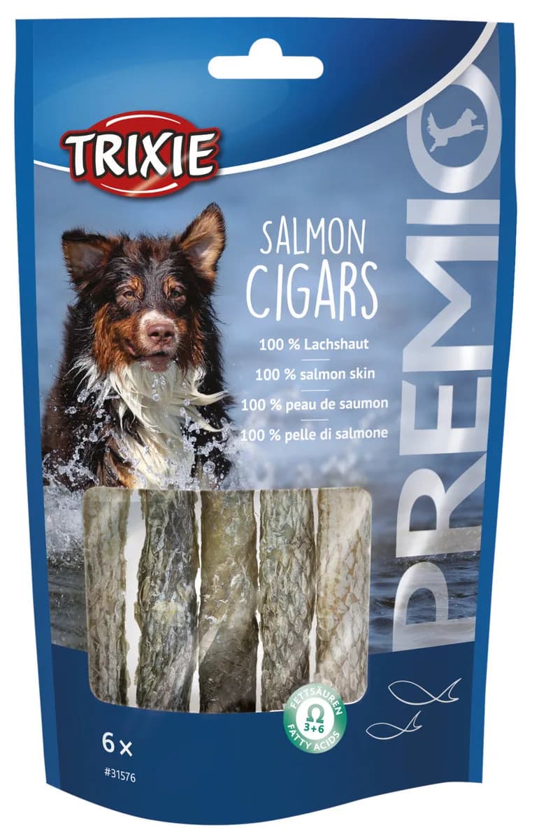 Trixie Pałeczki Premio Salmon Cigars dla psa z Łososiem, 6 szt./70 g