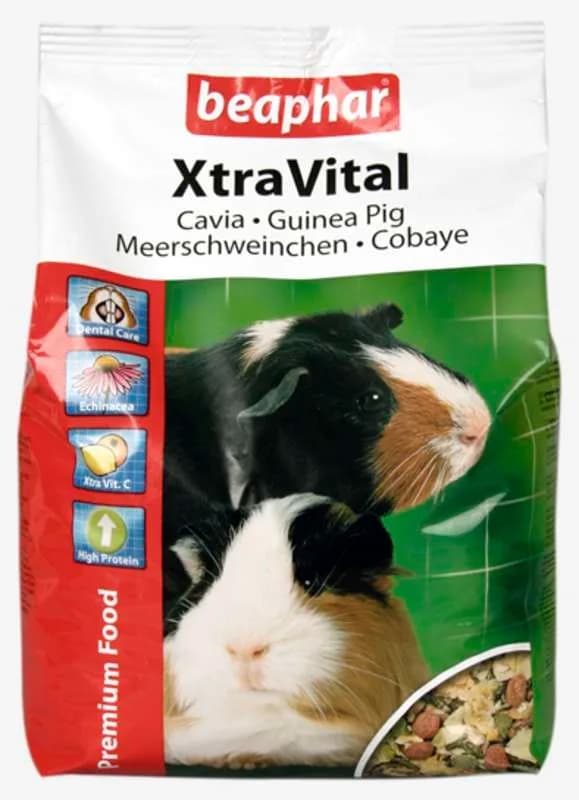Beaphar XtraVital Guinea Pig 1 kg/2,5 kg - pokarm premium dla świnek morskich 1 kg