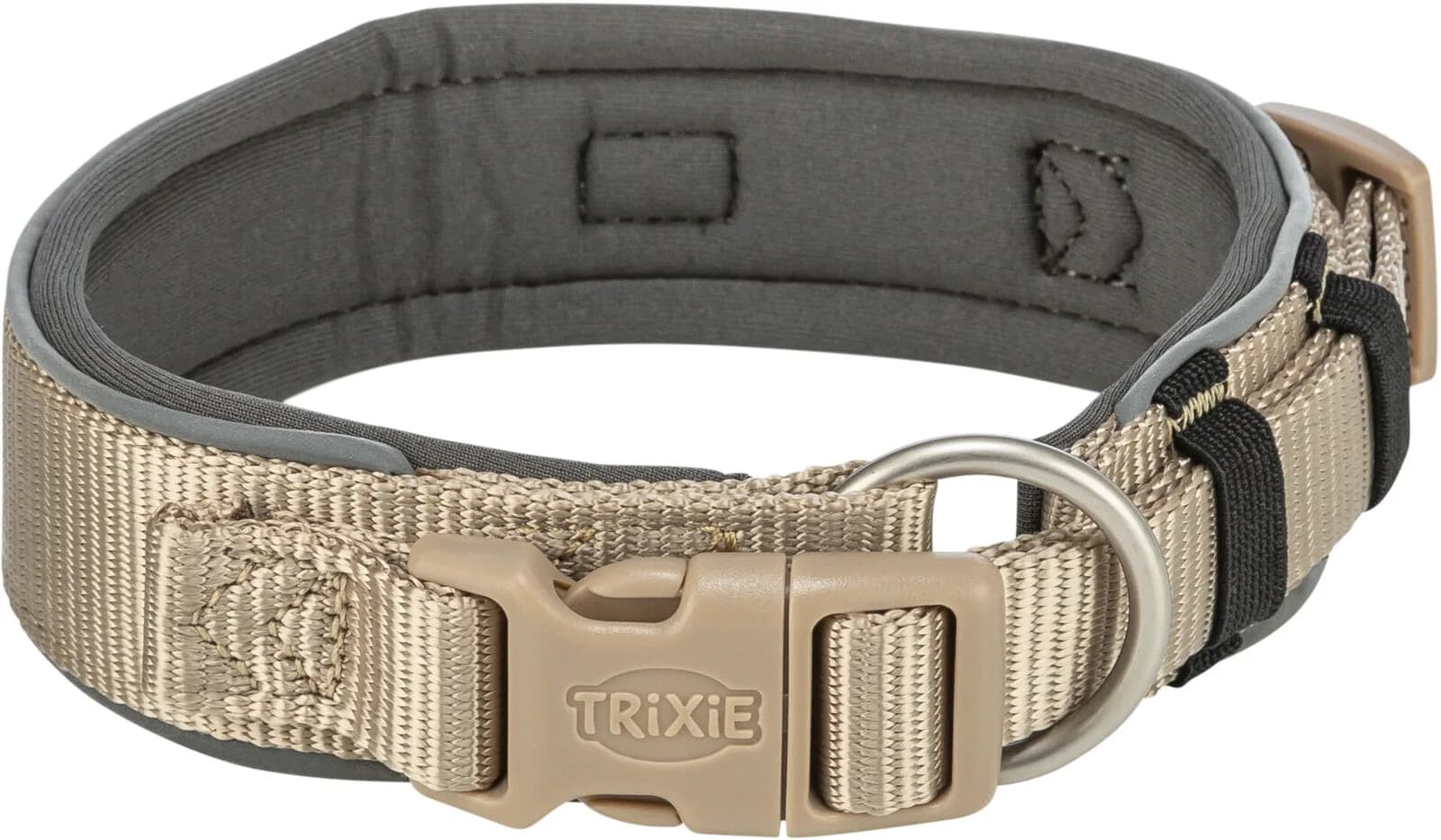 Trixie Premium obroża dla psa piaskowa/grafit