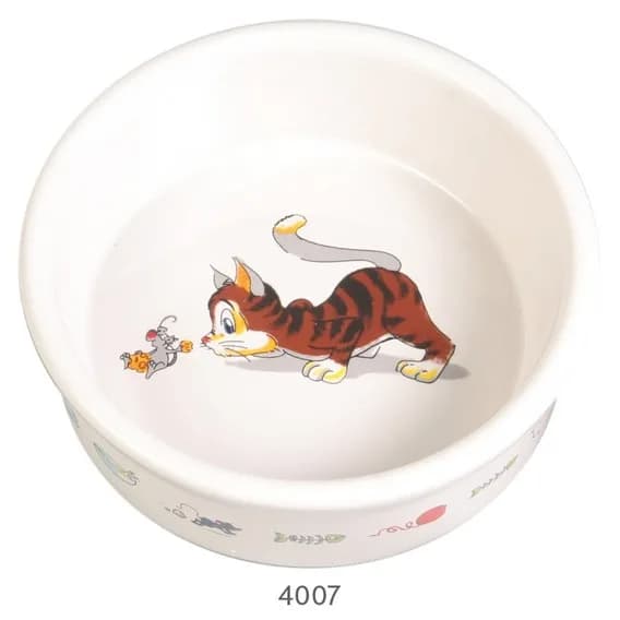 Miska ceramiczna dla kota ø 11 cm, 200 ml