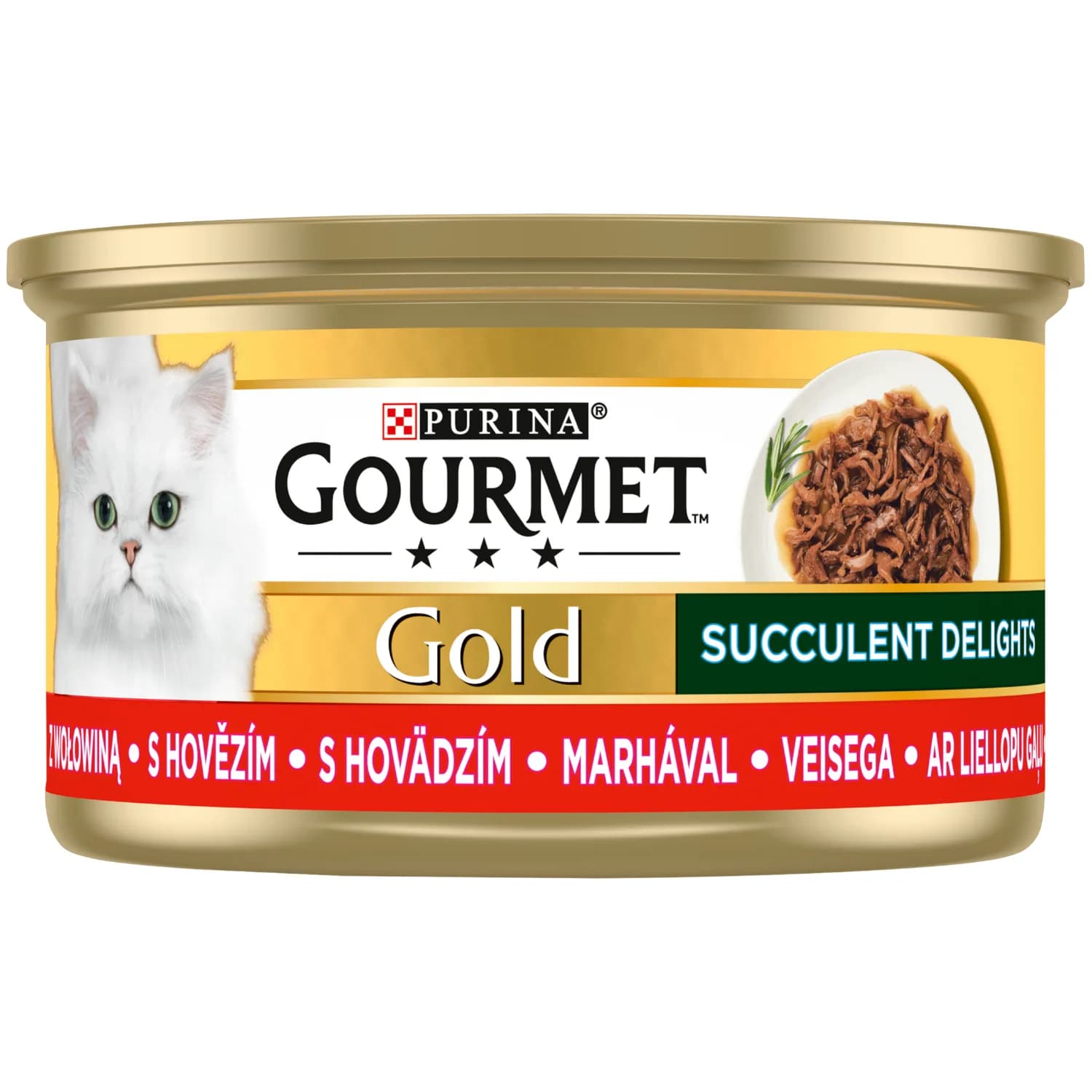 Gourmet Gold Karma dla kotów z wołowiną 85 g