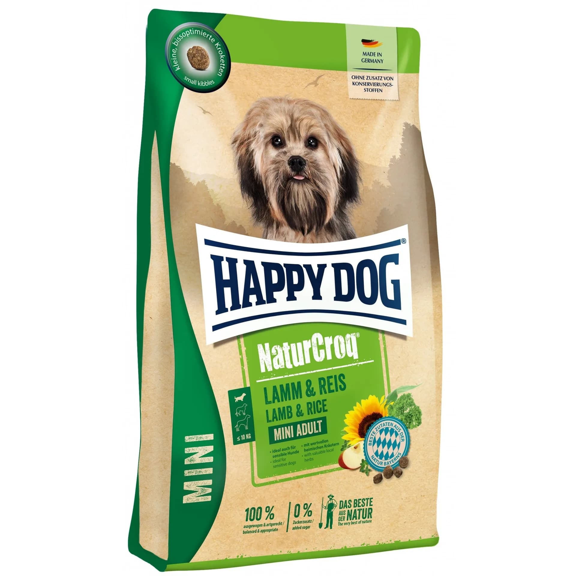 Happy Dog NaturCroq Mini karma sucha dla psa Jagnięcina&Ryż