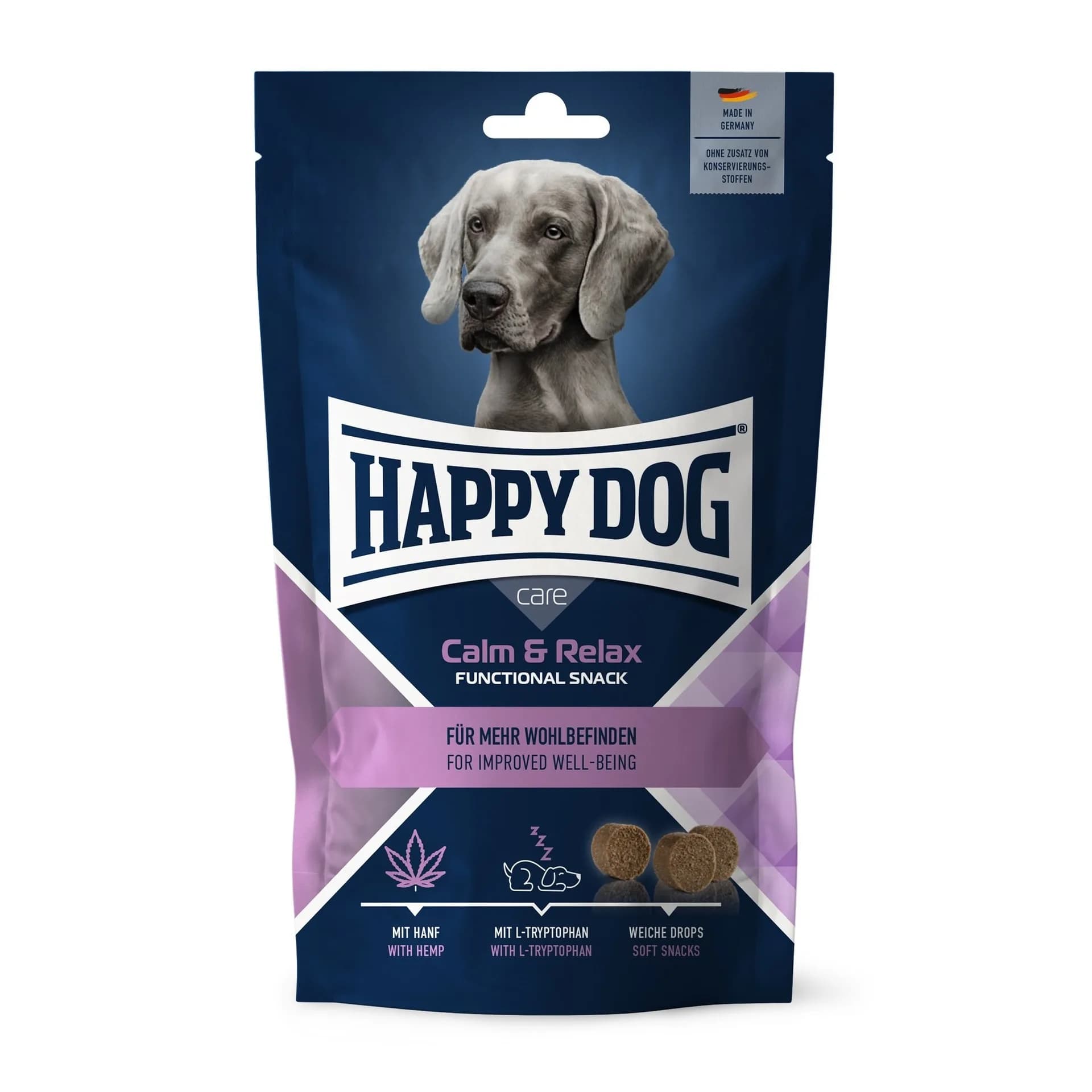 Happy Dog Care Snack Calm & Relax przysmak dla psów 100 g