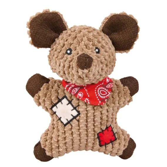 Trixie Piszcząca mysz z tkaniny/juty - 19 cm