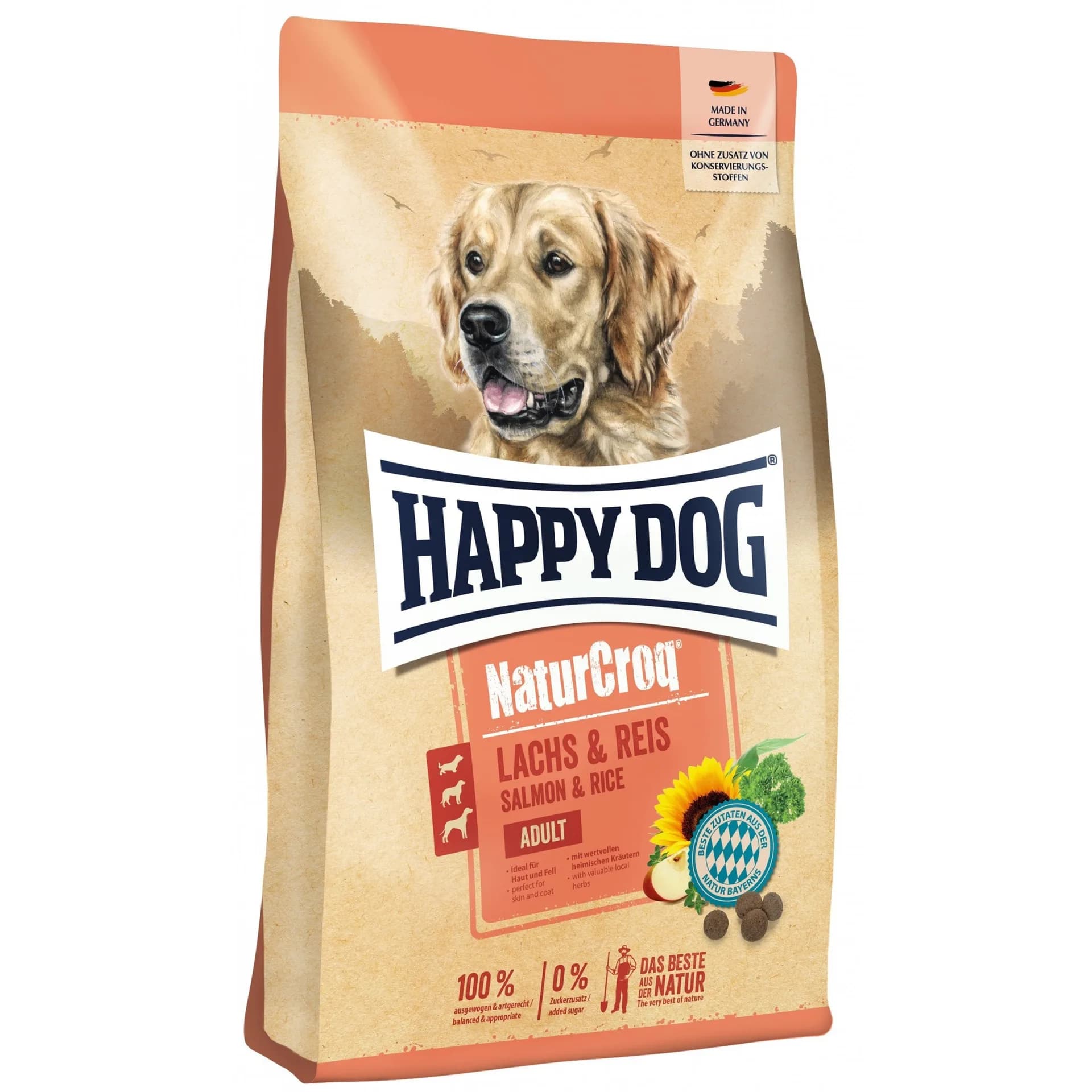 Happy Dog NaturCroq Lachs & Reis karma sucha z łososiem i ryżem dla dorosłych psów wszystkich ras 11 kg