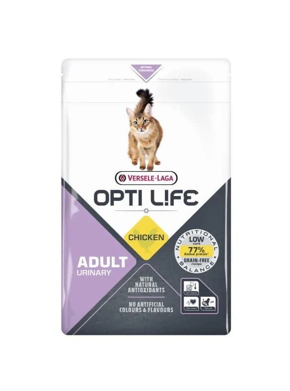 Opti Life Cat Adult Urinary Chicken karma ze specjalną ochroną dróg moczowych