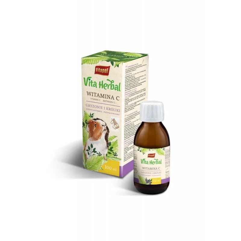 Vitapol Vita herbal dla gryzoni i królika witamina C 100 ml
