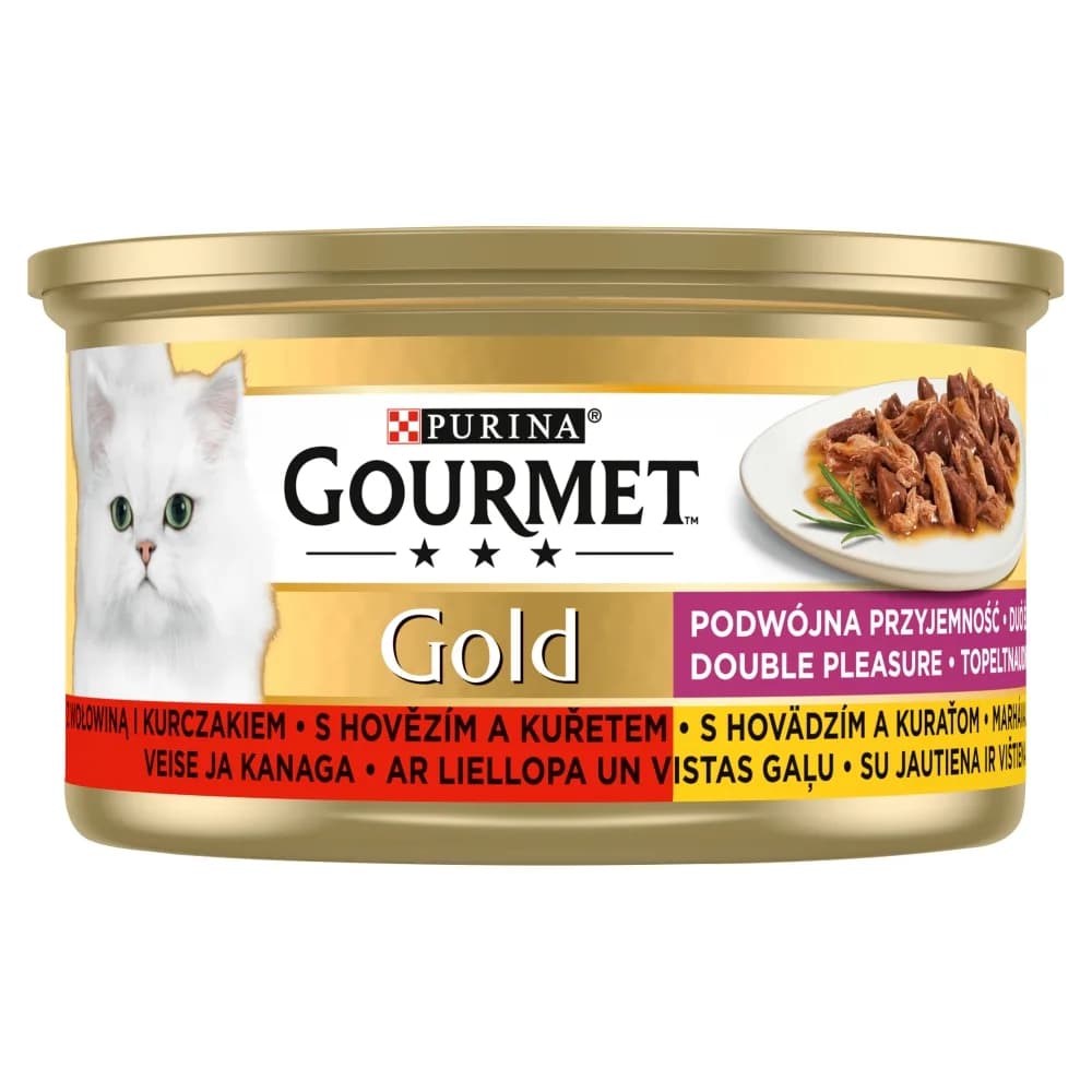 Purina Gourmet Gold wołowina i kurczak w sosie 85 g