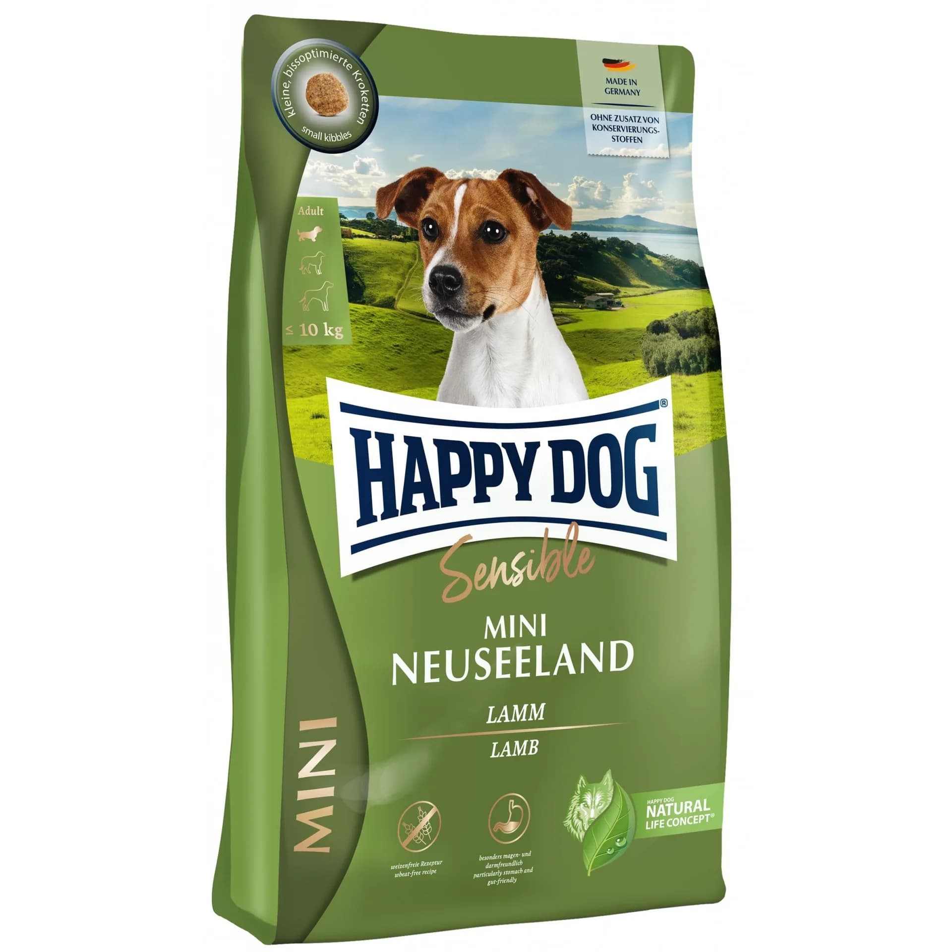 Happy Dog Mini Nowa Zelandia karma sucha dla psa 10 kg