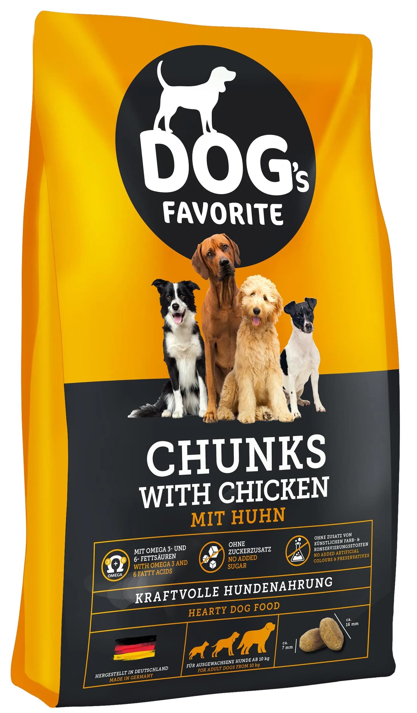 Happy Dog Dogs Favorit sucha karma dla psów dorosłych Wołowina 15 kg