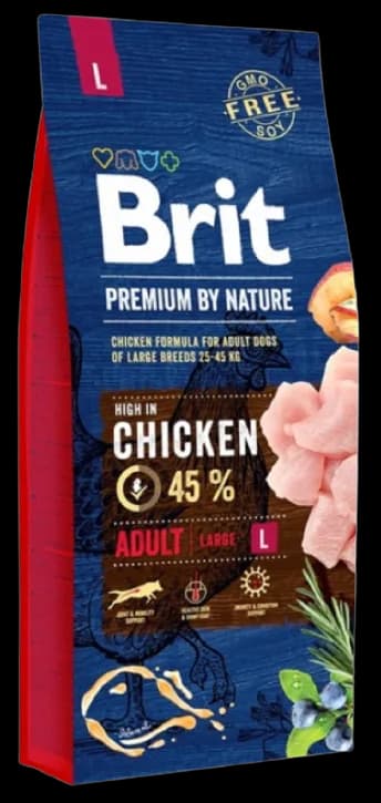 Brit Premium By Nature Adult Large L sucha karma dla psa z kurczakiem