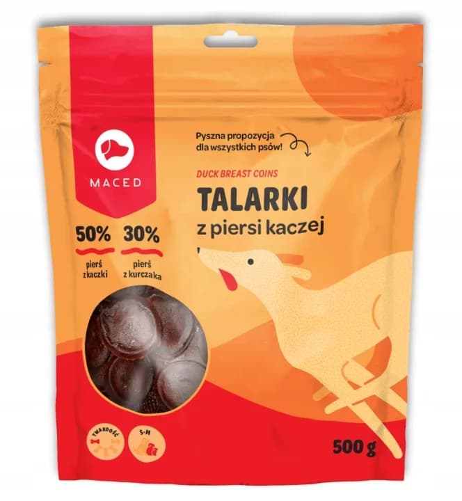 Przysmaki dla Psa Maced Talarki z Kaczki Smakołyk z Piersi Kaczej 500 g