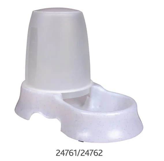 Dozownik wody i pokarmu, plastikowy, antypoślizgowa podstawa 0.6 l