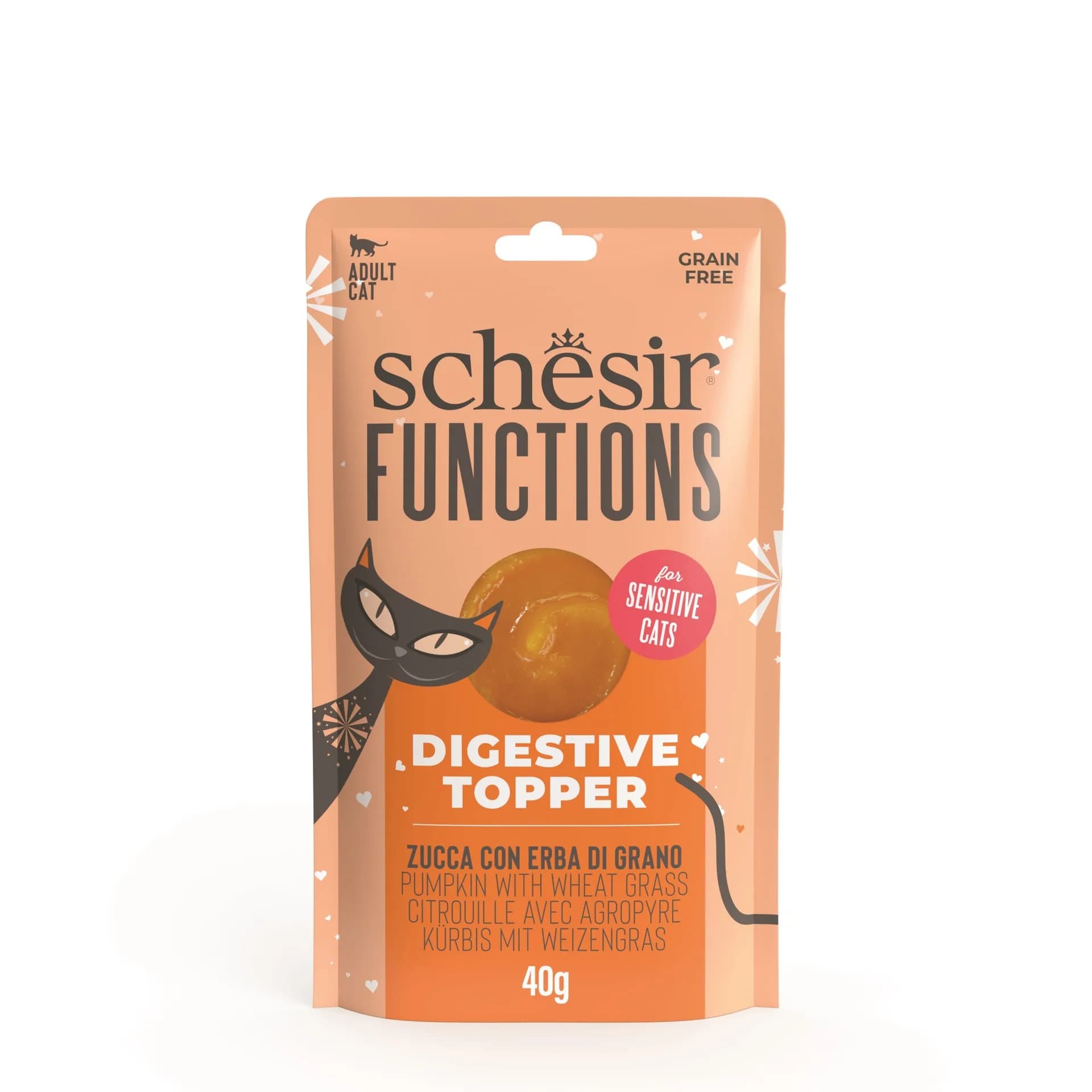 Schesir Functions sumplement dla kota dynia i trawa pszeniczna 40 g