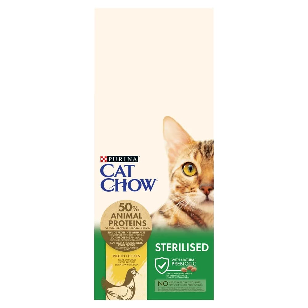 Purina CAT CHOW Special Care Sterilised - sucha karma bogata w kurczaka