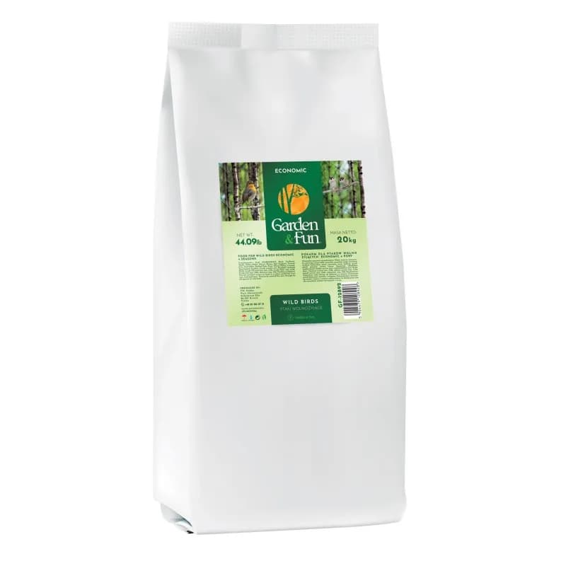 GARDEN&FUN Karma dla ptaków wolnożyjących economic 20 kg
