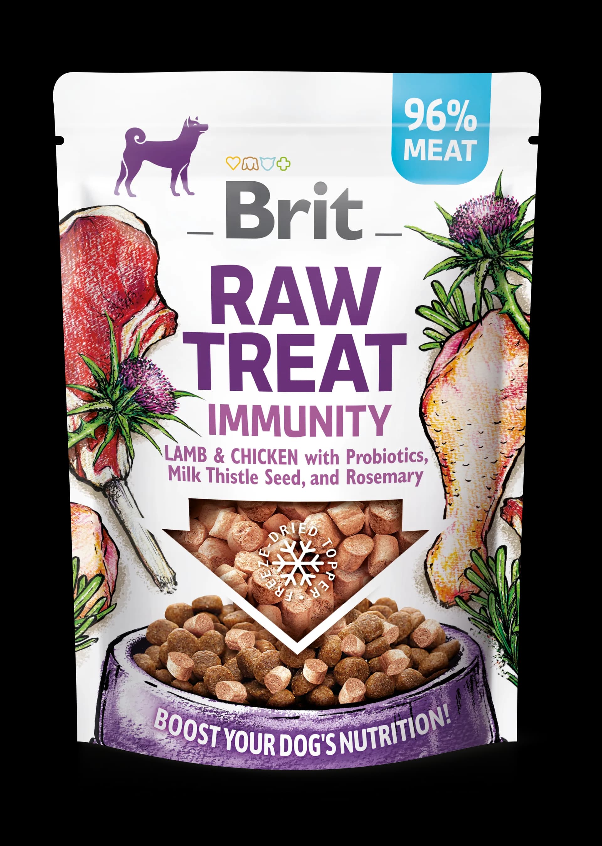 Brit Raw Treat Immunity Lamb & Chicken with Rosemary przysmak dla psów 40 g