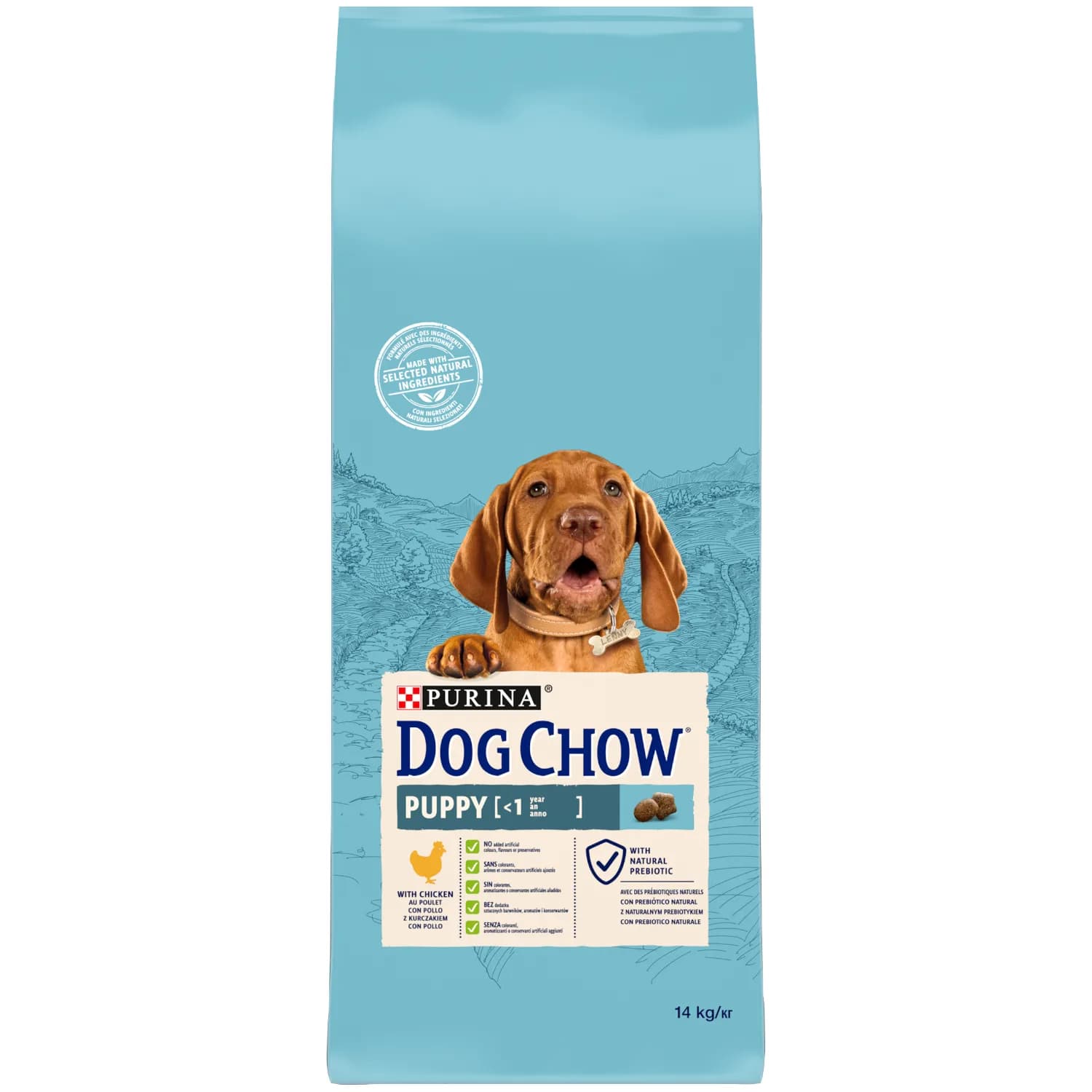 Purina DOG CHOW Puppy z kurczakiem dla szczeniaka