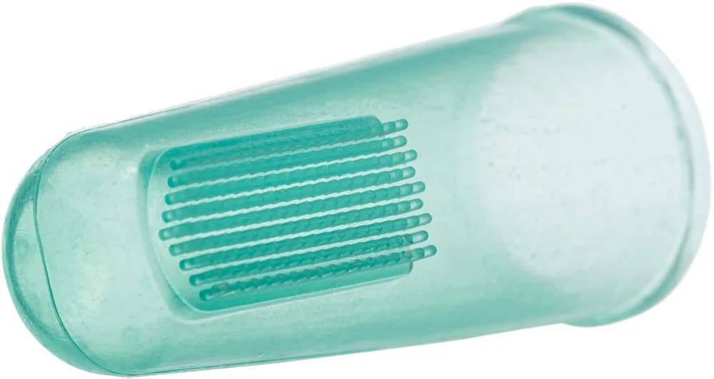Trixie Zestaw silikonowych szczoteczek do zebów dla psa/kota, 6 cm, 2 szt.