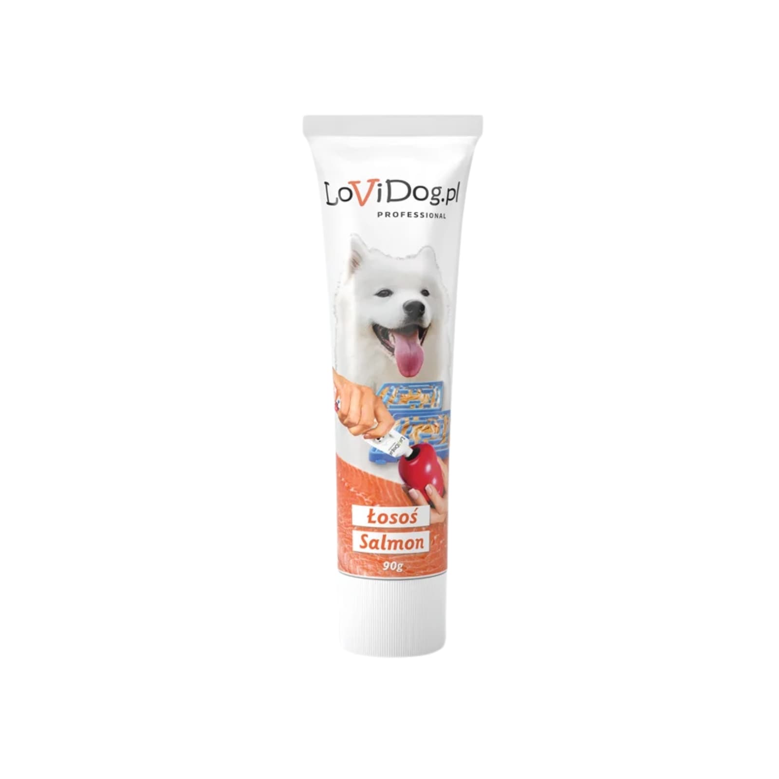 Lovi Dog tubka ALL LIFE STAGES ŁOSOŚ 90 g