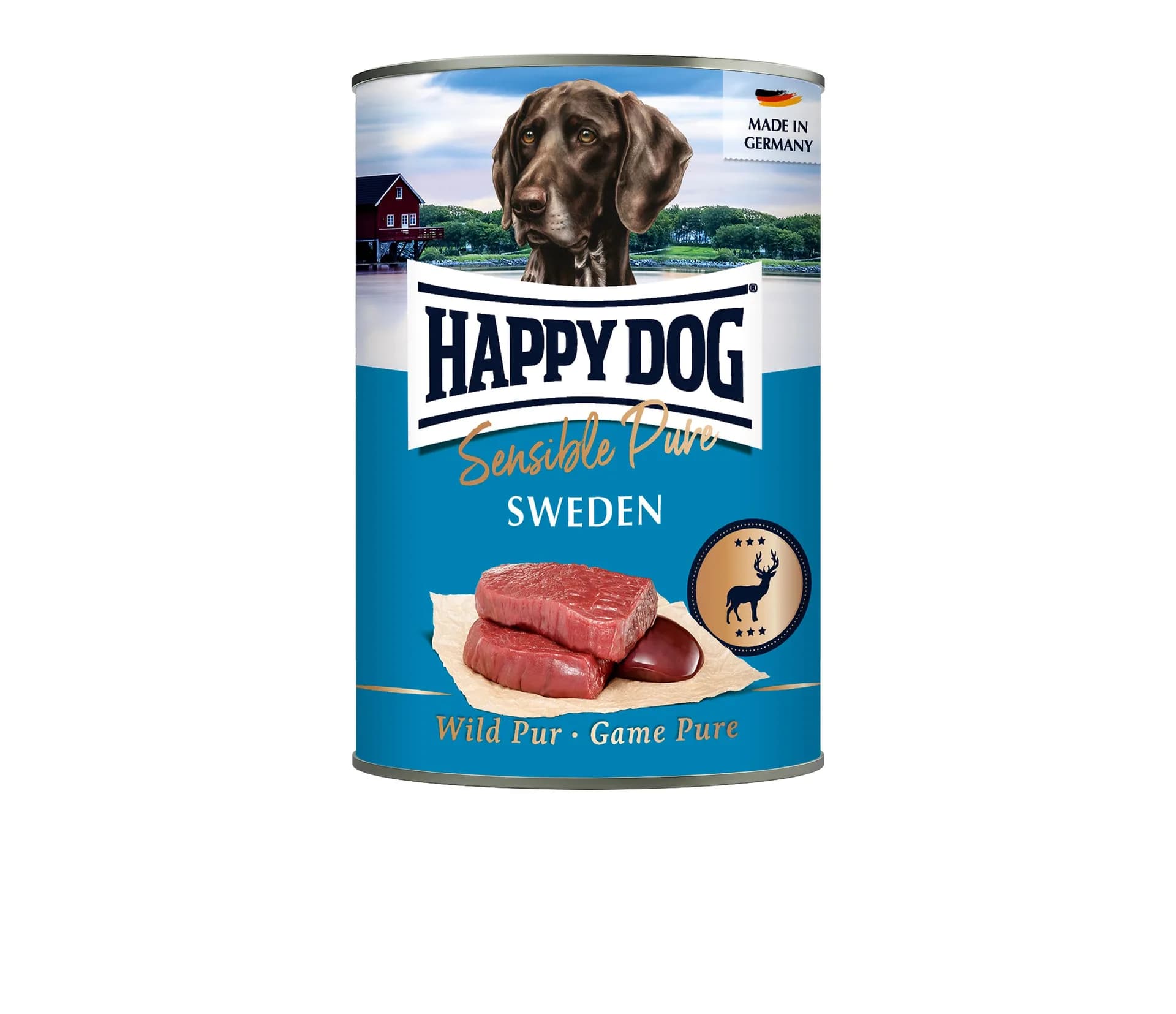 Happy Dog Sensible Pure Sweden dziczyzna karma mokra dla dorosłych psów